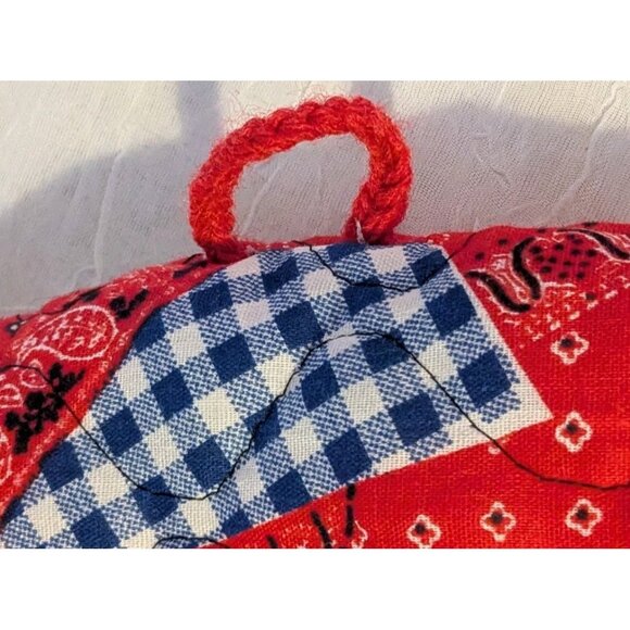 Retro Quilted Toaster Covers Appliance 70s Fabric Grandma Core Set Of 4 Vtg Cute - Picture 12 of 14